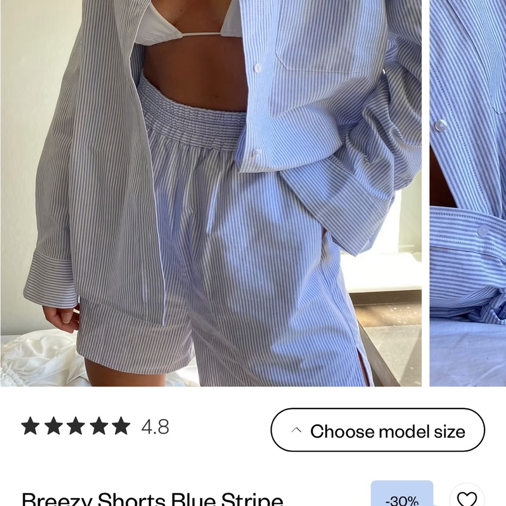 Djerf Aveune Breezy Shorts Size small